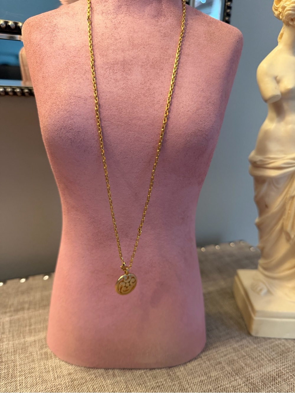 Brighton Gold Swirl Pendant Necklace